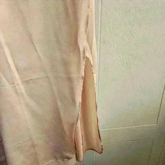 For Love & Lemons Twinkle Blush Pink Slip Backless Tank Midi Dress Size S EUC - Picture 6 of 16